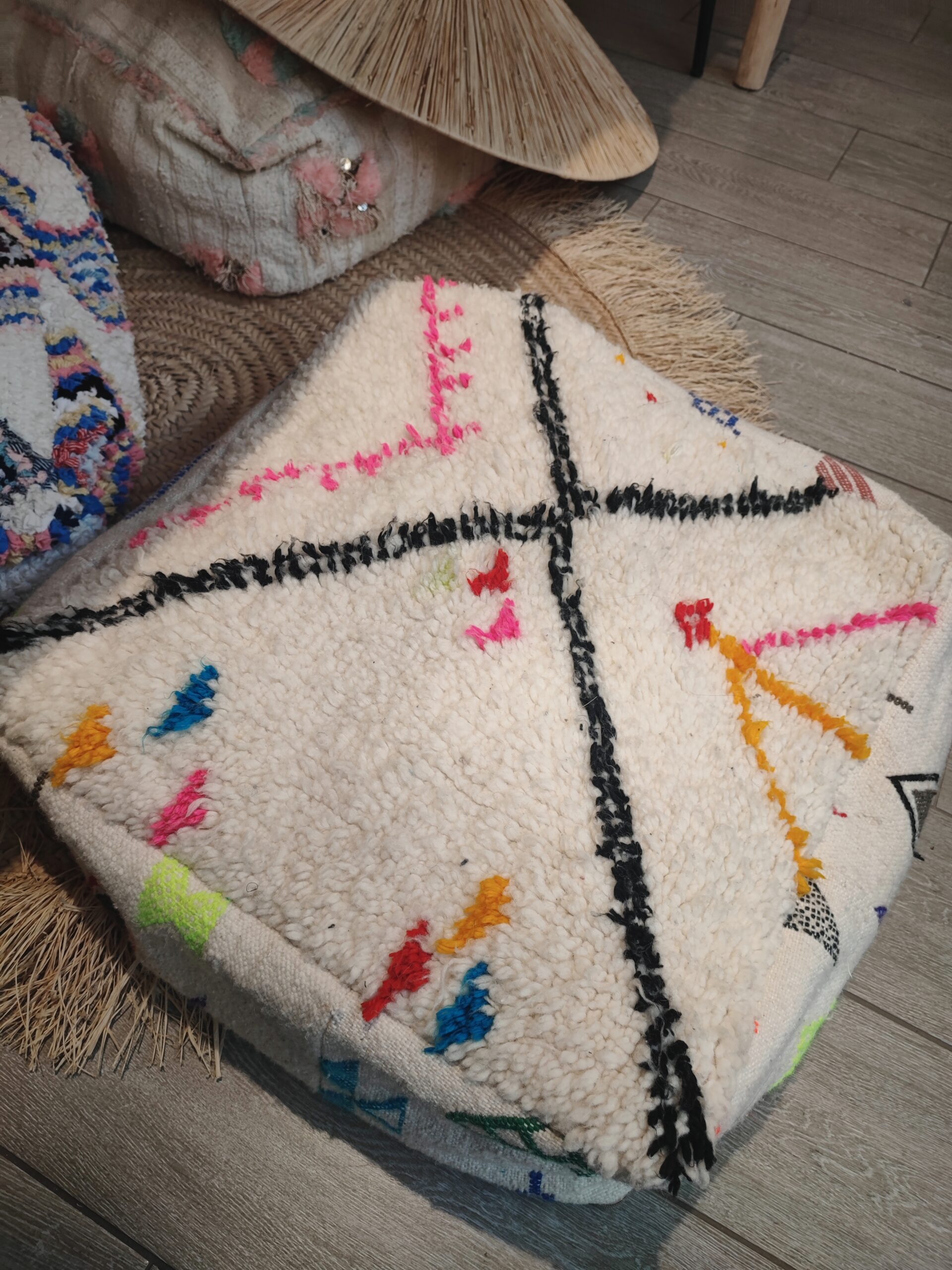 Pouf Berbère Azilal 2 – Maison Dafi